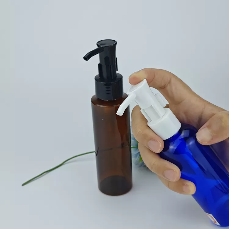 Plastic Cosmetic Oil Pump Bottle