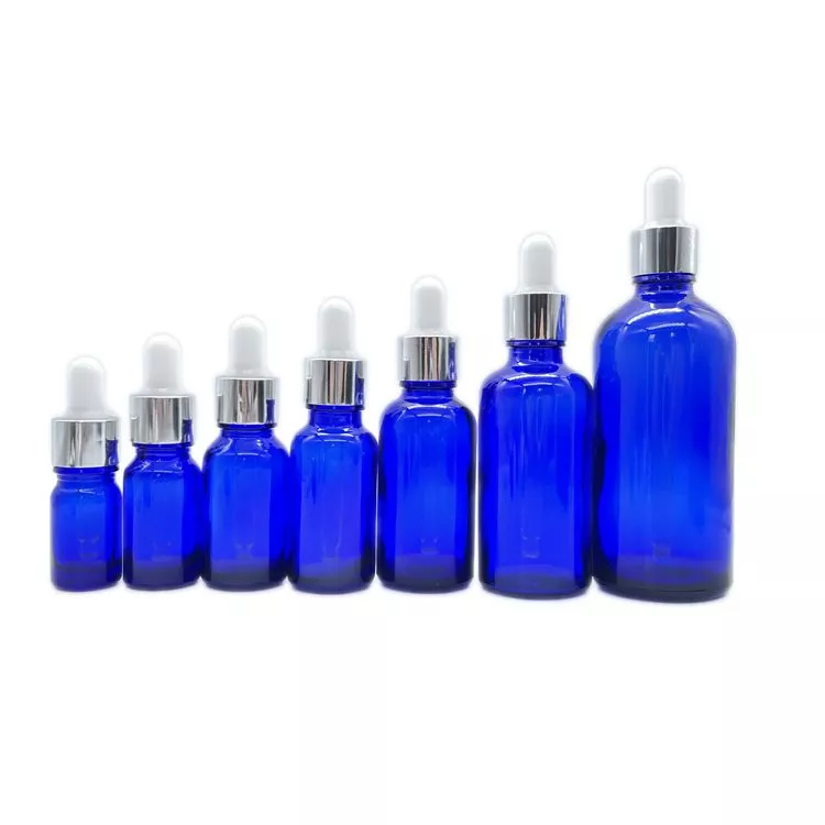 Blue Essential Oil bottle factory bulk