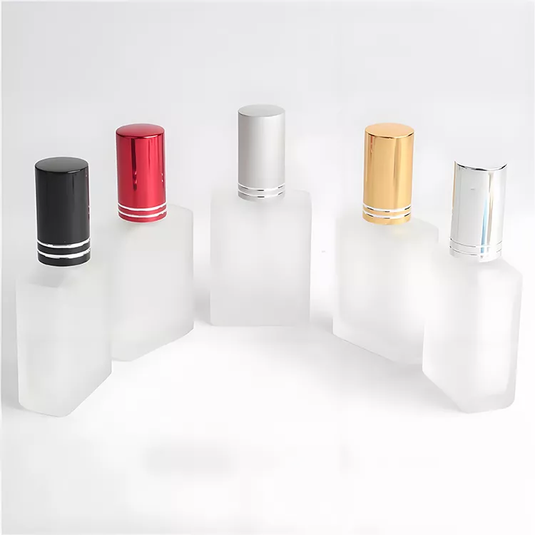Frost glass simple perfume bottle