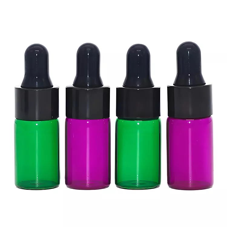 Small size glass bottles with dropper