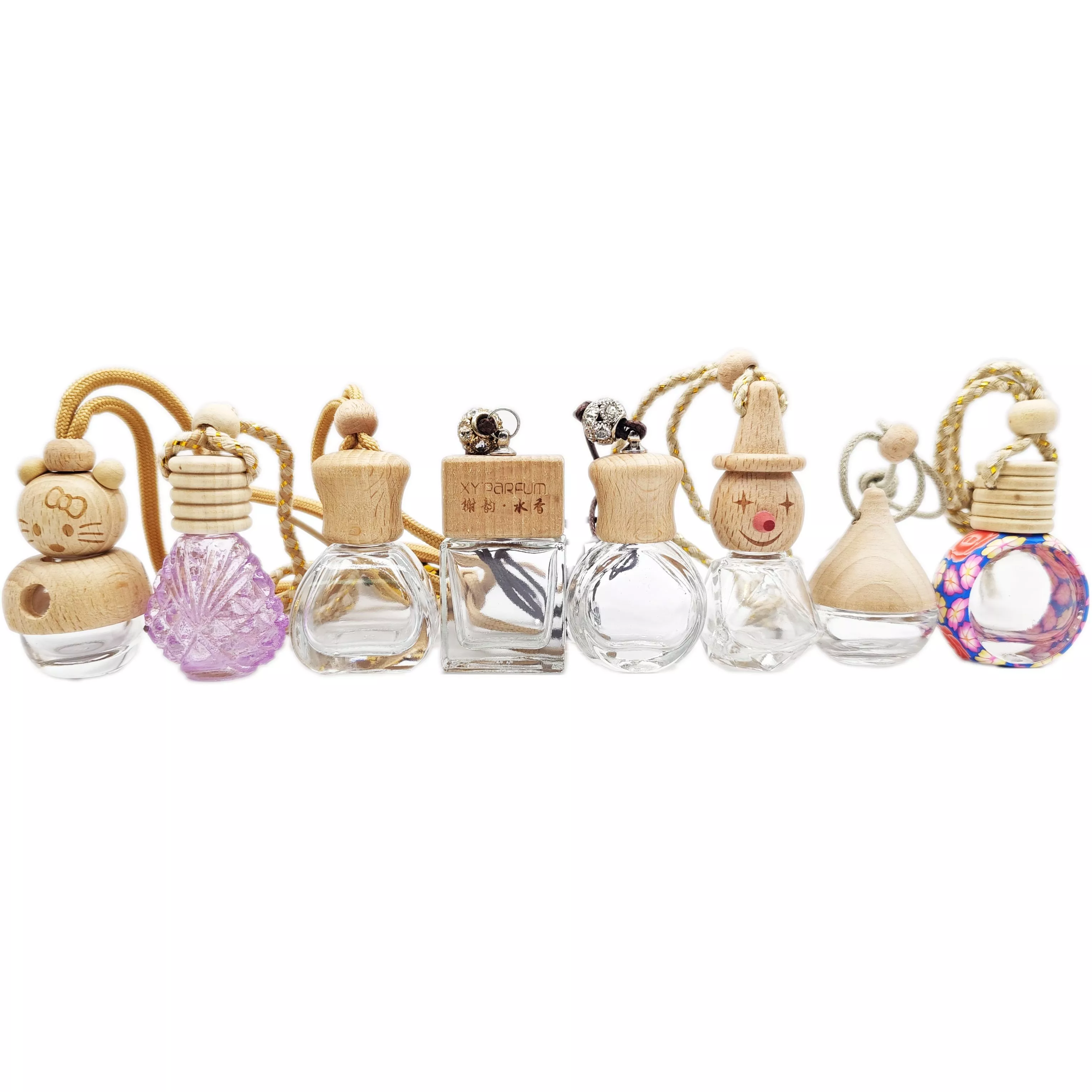 Car accessories refill hanging car perfume bottle