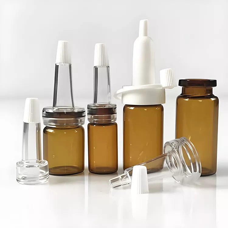 Wholesale glass Penicillin vials medicine bottle with loudspeak cap