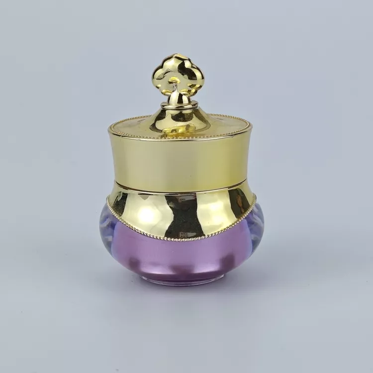 Luxury facial cosmetic cream jar