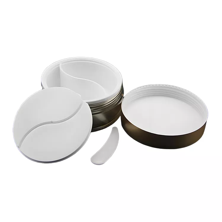 Cosmetics double chamber jars