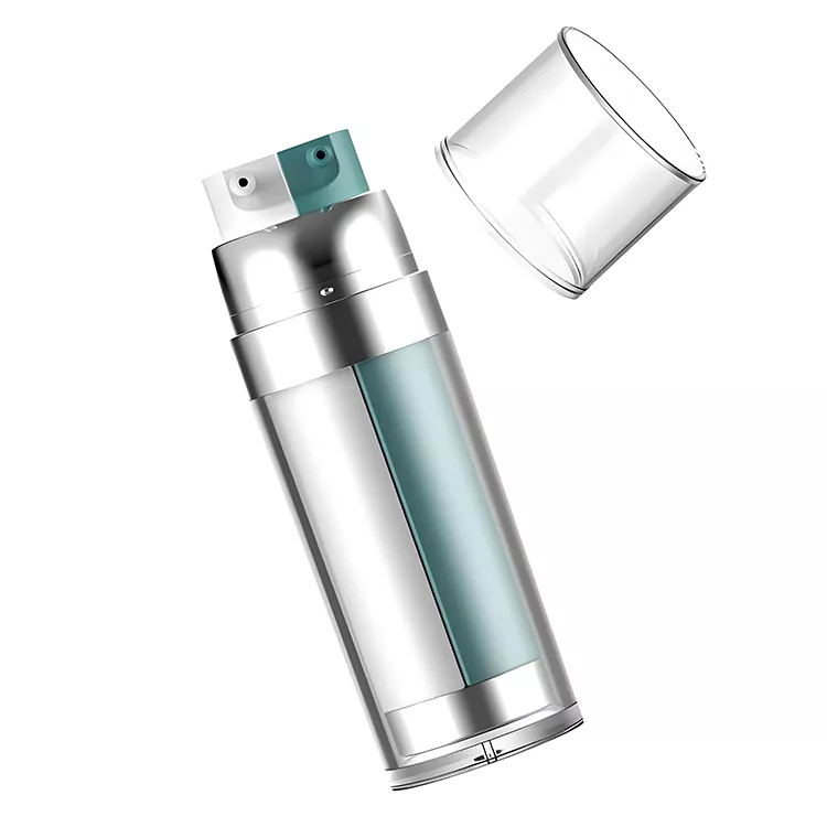 Cosmetics dual Chamber bottles