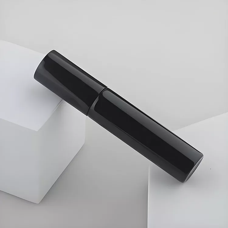 Black glass roll on bottle