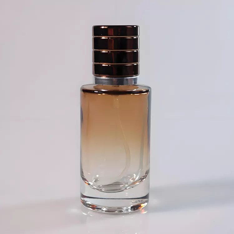 Custom color glass cosmetics bottle in bulk
