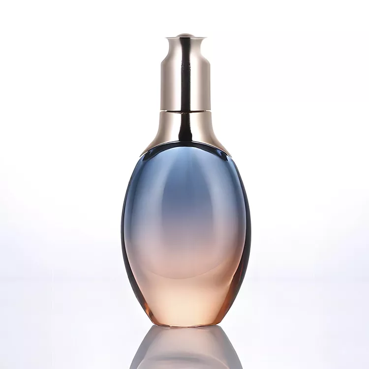 Luxury glass empty cosmetics bottle