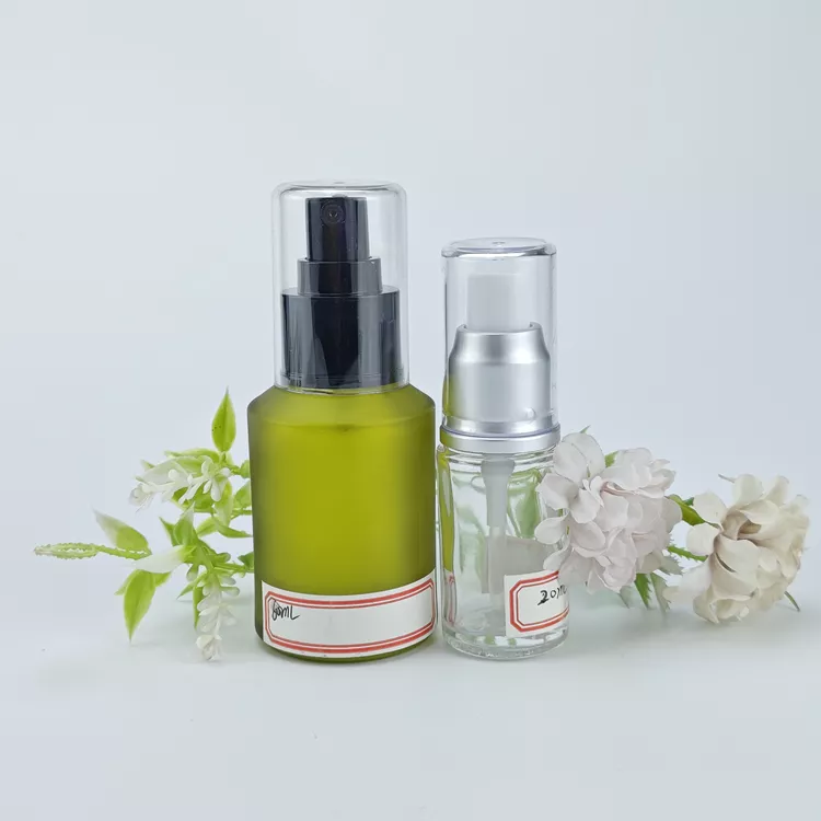 Cosmetic Glass Lotion Bottle