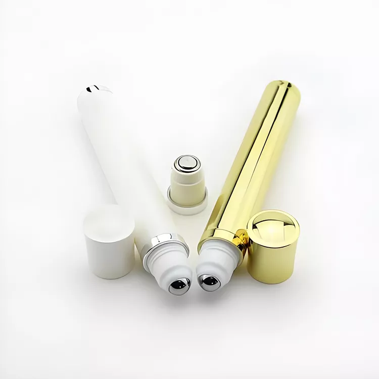 Luxury eye cream roller ball bottle